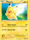 Pikachu card art