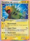 Tyranitar ex δ card art