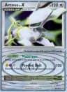 Arceus LV.X card art