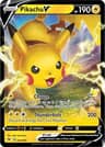 Pikachu V (#60 Pikachu Stamped) card art