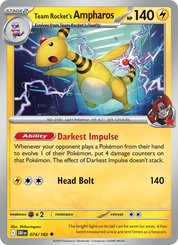 Team Rocket's Ampharos